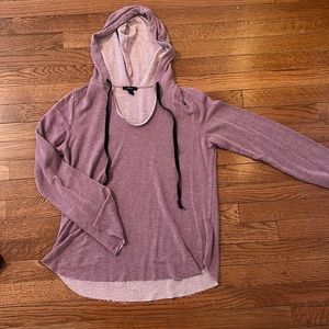 Purple lightweight cozy hoodie